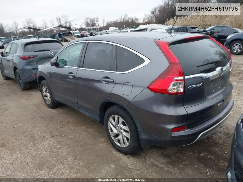 2HKRM4H52FH619195 2015 Honda Cr-V Ex