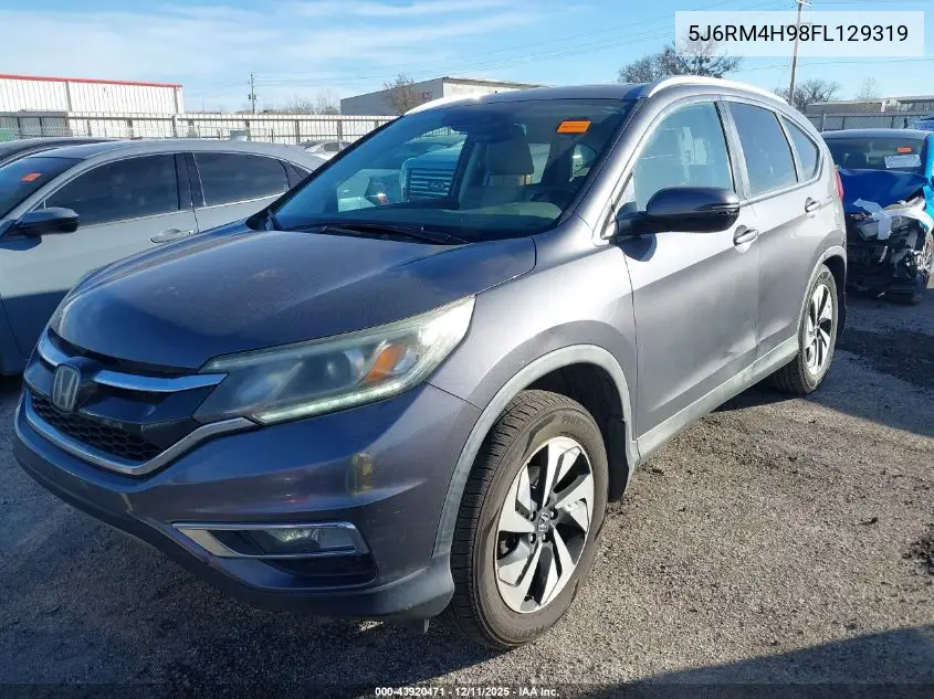 5J6RM4H98FL129319 2015 Honda Cr-V Touring