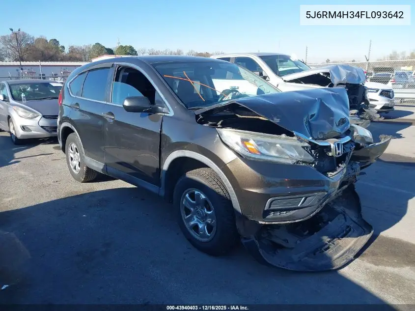 5J6RM4H34FL093642 2015 Honda Cr-V Lx