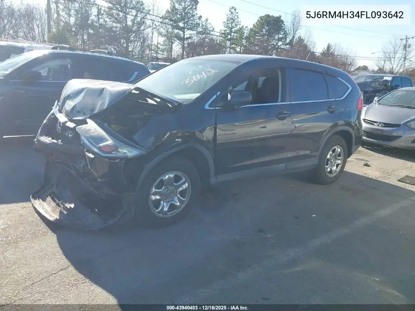5J6RM4H34FL093642 2015 Honda Cr-V Lx