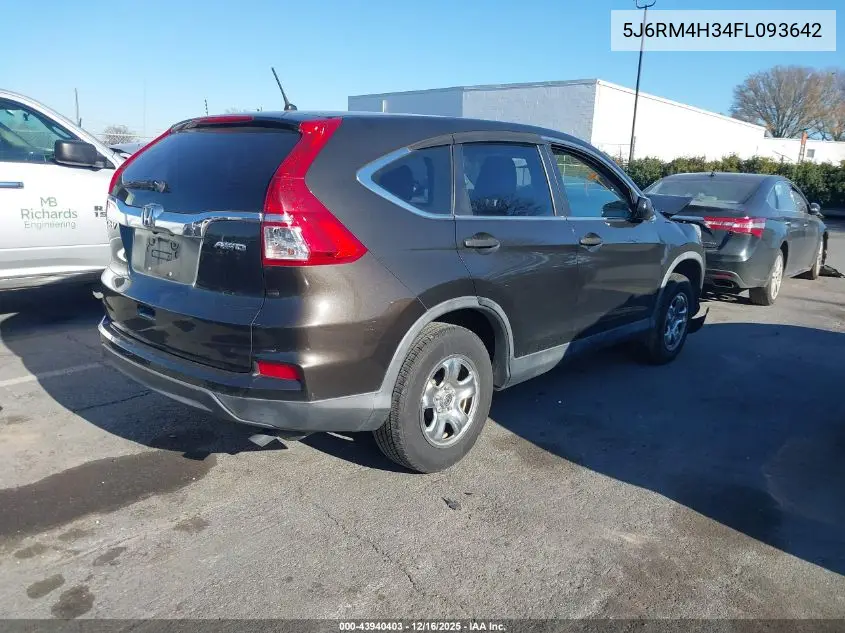 5J6RM4H34FL093642 2015 Honda Cr-V Lx