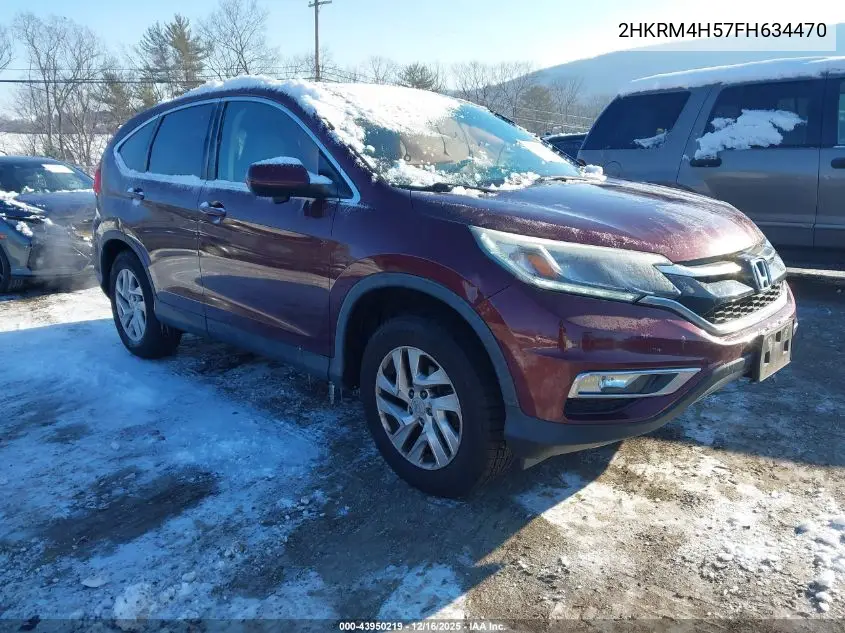 2HKRM4H57FH634470 2015 Honda Cr-V Ex