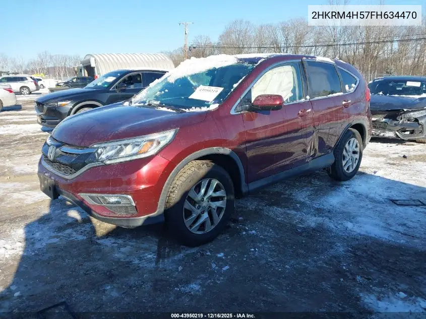 2HKRM4H57FH634470 2015 Honda Cr-V Ex