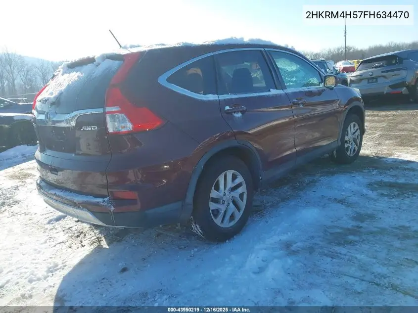 2HKRM4H57FH634470 2015 Honda Cr-V Ex