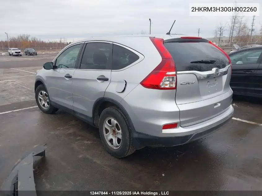 2HKRM3H30GH002260 2016 Honda Cr-V
