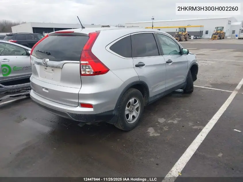 2HKRM3H30GH002260 2016 Honda Cr-V