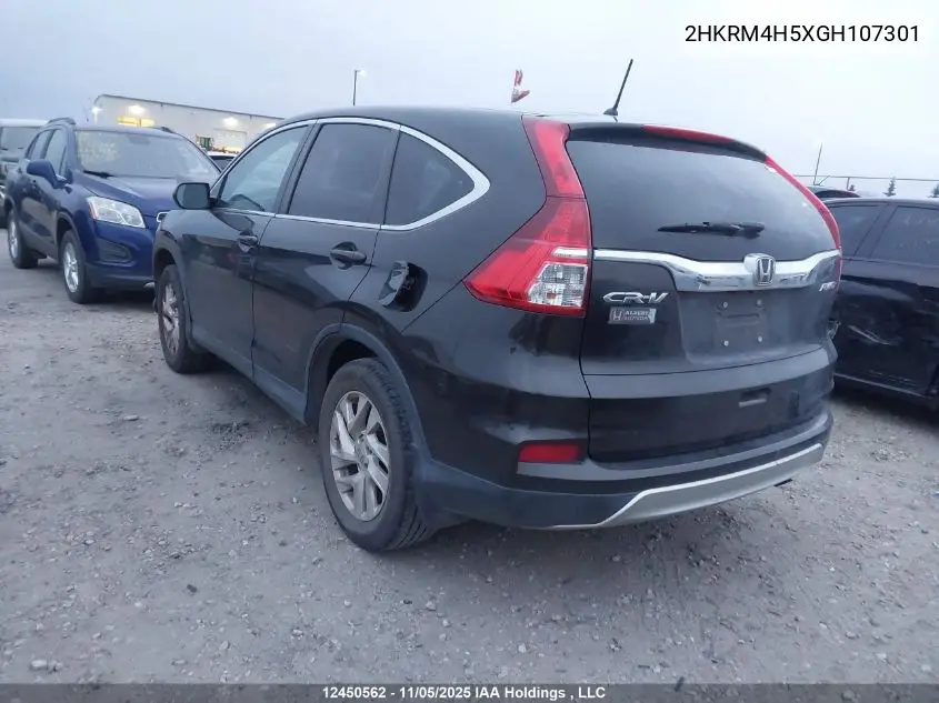 2HKRM4H5XGH107301 2016 Honda Cr-V Ex