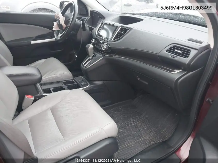5J6RM4H98GL803499 2016 Honda Cr-V Touring