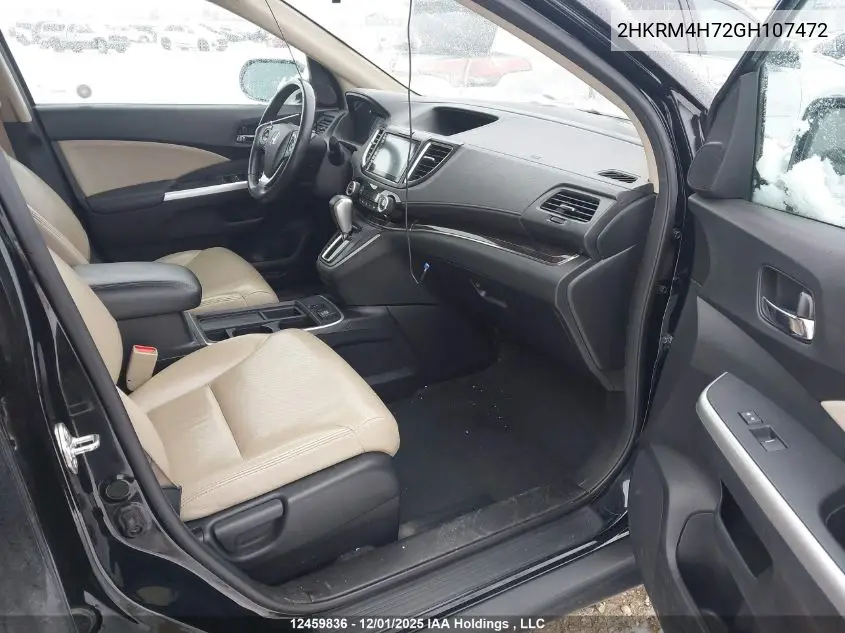 2HKRM4H72GH107472 2016 Honda Cr-V Ex-L