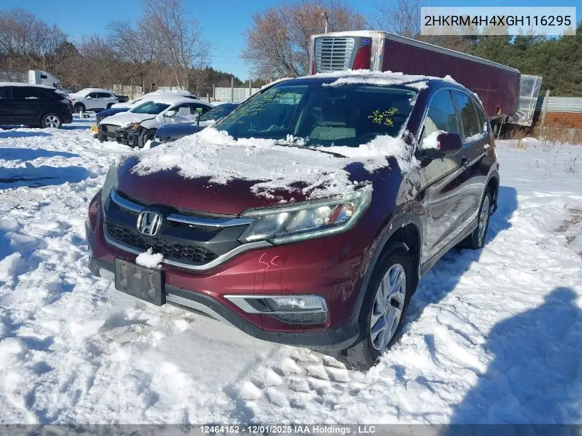 2HKRM4H4XGH116295 2016 Honda Cr-V Se