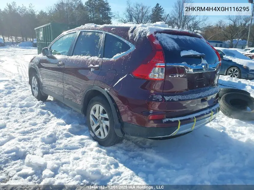 2HKRM4H4XGH116295 2016 Honda Cr-V Se