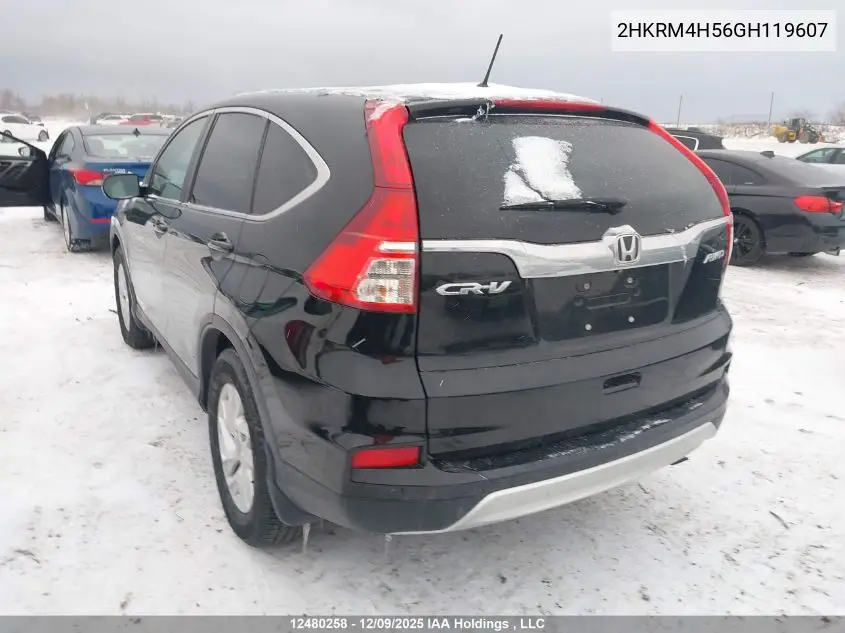 2HKRM4H56GH119607 2016 Honda Cr-V Ex