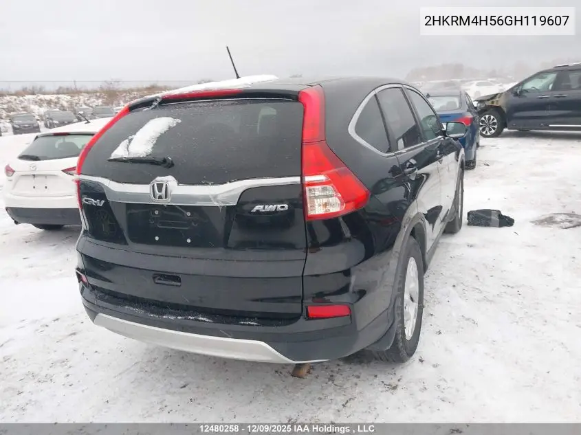 2HKRM4H56GH119607 2016 Honda Cr-V Ex