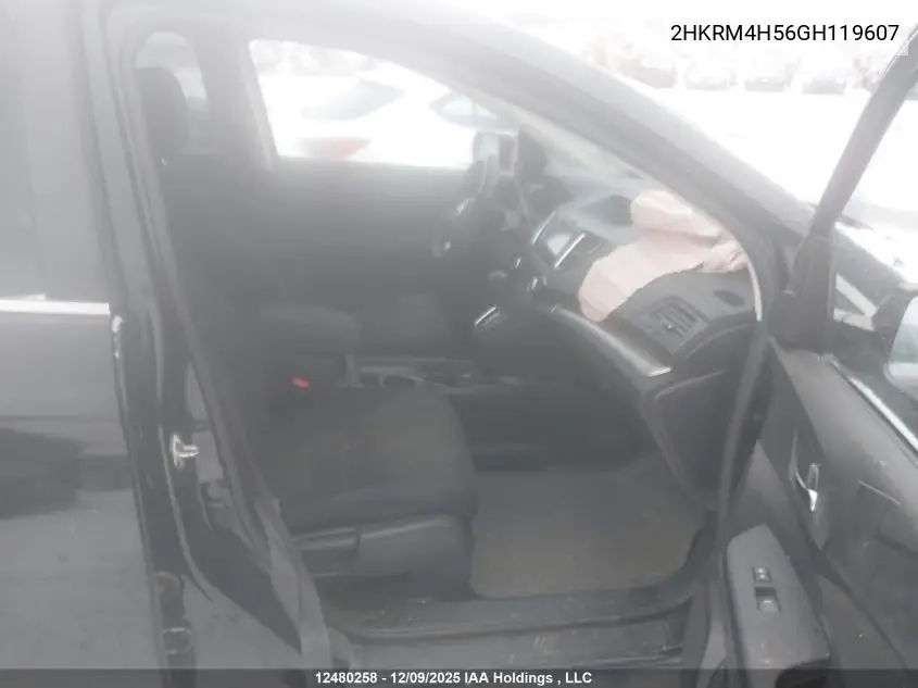 2HKRM4H56GH119607 2016 Honda Cr-V Ex