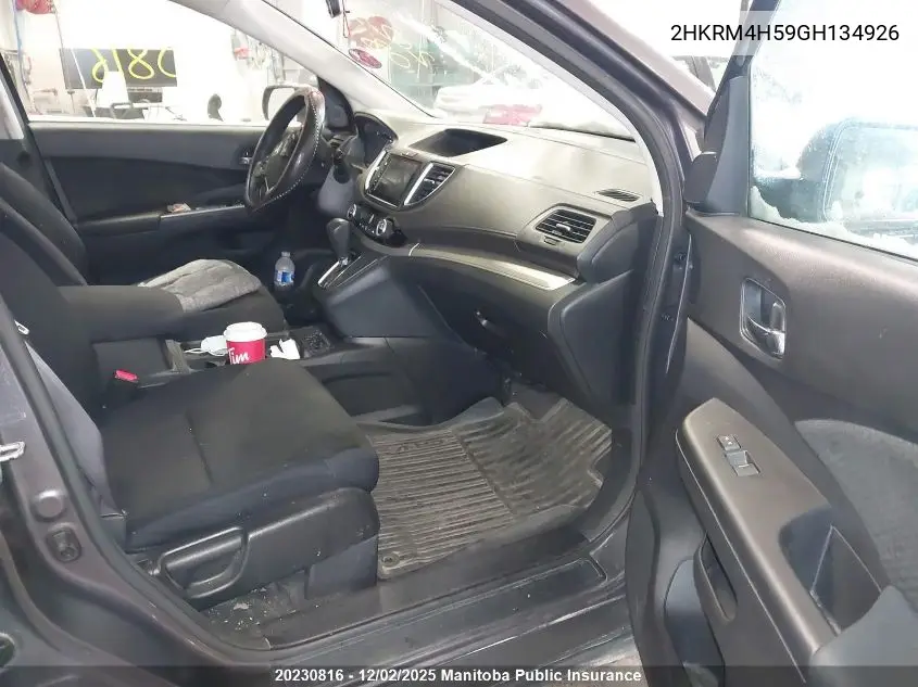 2HKRM4H59GH134926 2016 Honda Cr-V Ex-L
