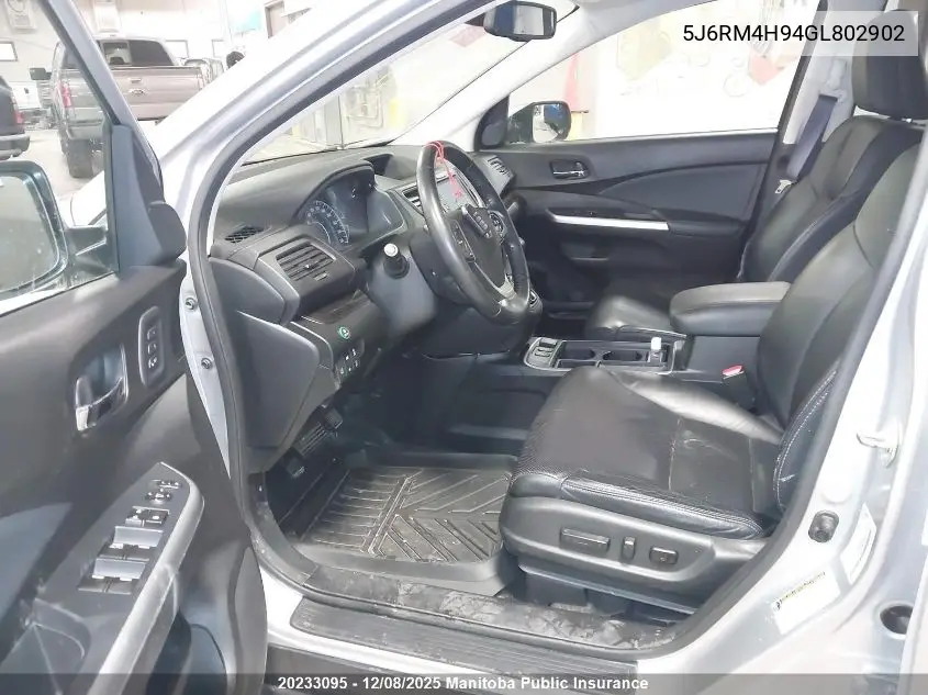 5J6RM4H94GL802902 2016 Honda Cr-V Touring