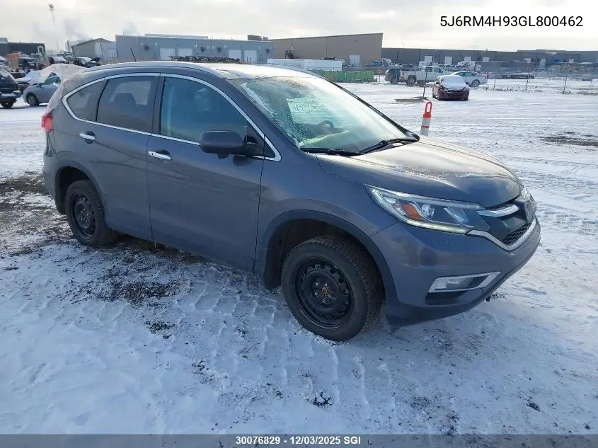 5J6RM4H93GL800462 2016 Honda Cr-V Touring