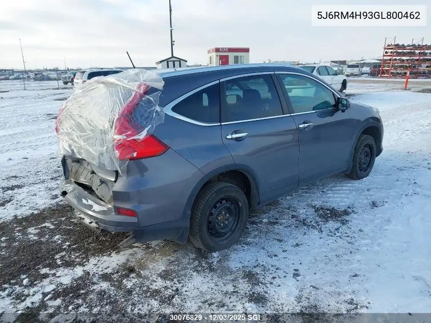 5J6RM4H93GL800462 2016 Honda Cr-V Touring
