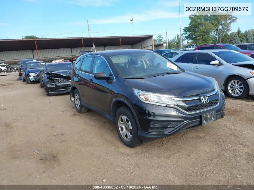 2016 Honda Cr-V Lx VIN: 3CZRM3H37GG709679 Lot: 40336052