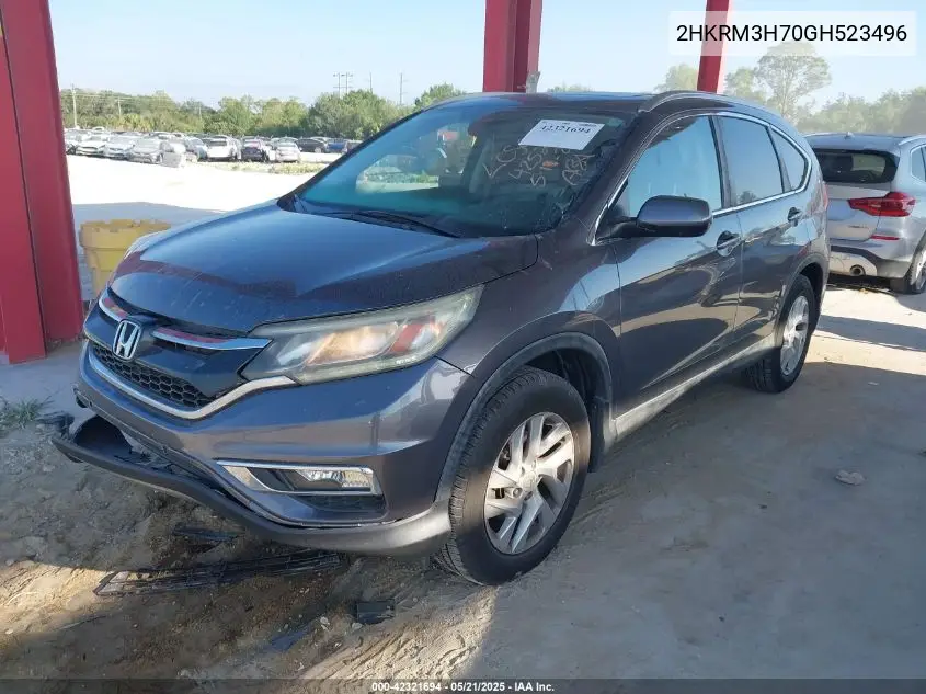 2HKRM3H70GH523496 2016 Honda Cr-V Ex-L