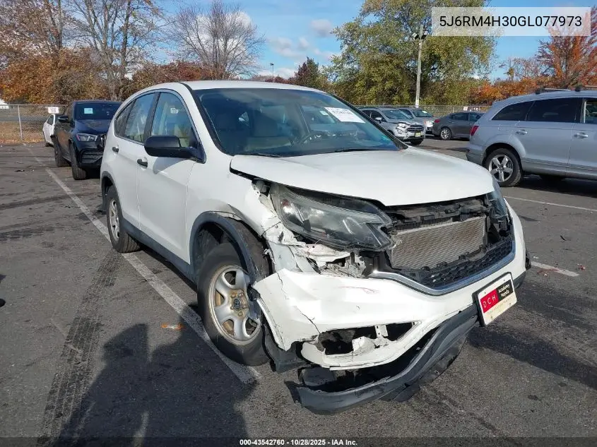 5J6RM4H30GL077973 2016 Honda Cr-V Lx