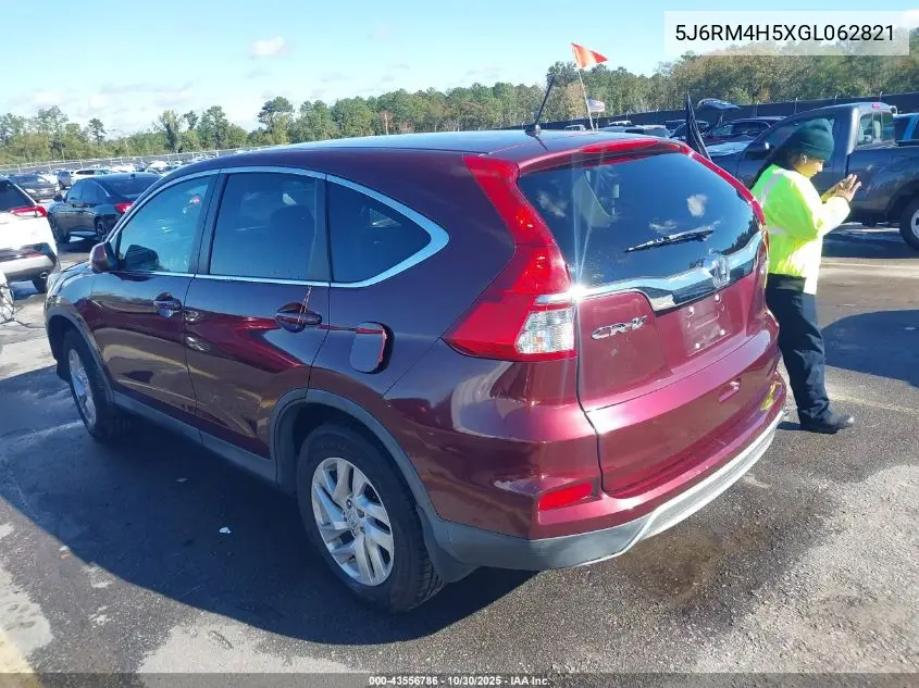 5J6RM4H5XGL062821 2016 Honda Cr-V Ex