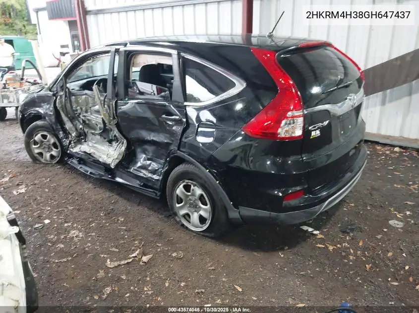 2HKRM4H38GH647437 2016 Honda Cr-V Lx