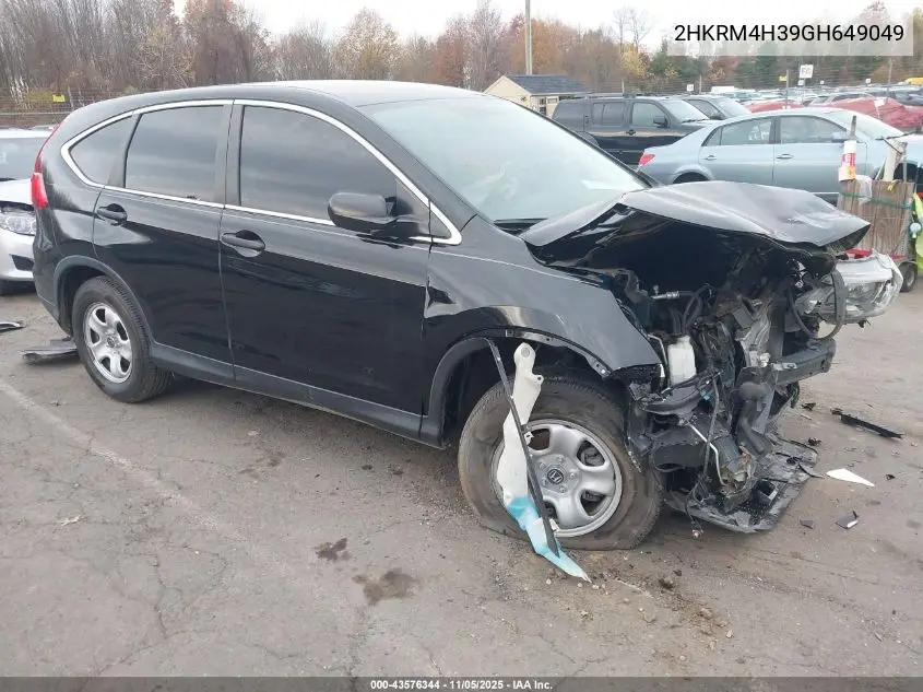 2HKRM4H39GH649049 2016 Honda Cr-V Lx