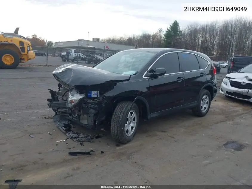 2HKRM4H39GH649049 2016 Honda Cr-V Lx