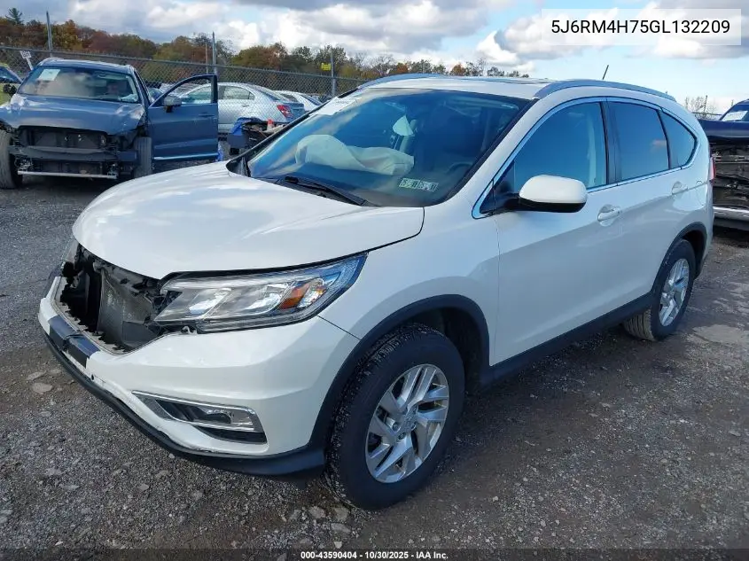5J6RM4H75GL132209 2016 Honda Cr-V Ex-L