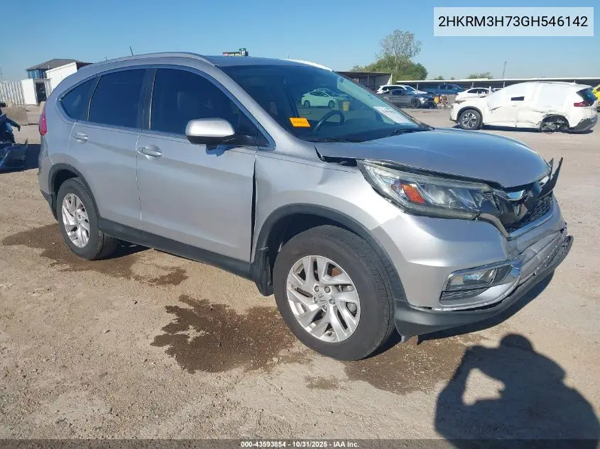 2HKRM3H73GH546142 2016 Honda Cr-V Ex-L