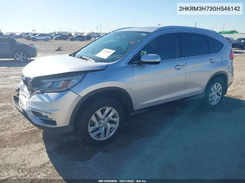 2HKRM3H73GH546142 2016 Honda Cr-V Ex-L