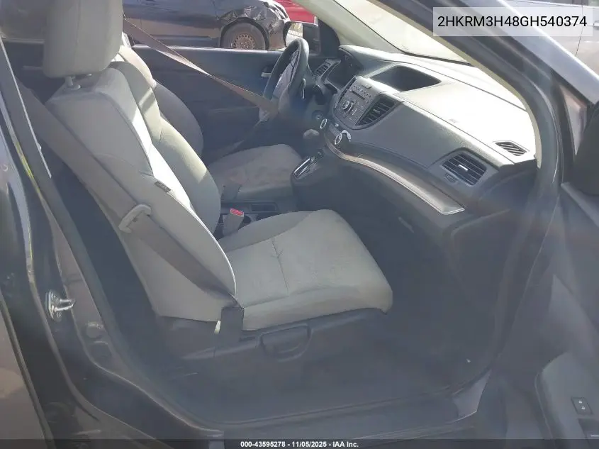 2HKRM3H48GH540374 2016 Honda Cr-V Se