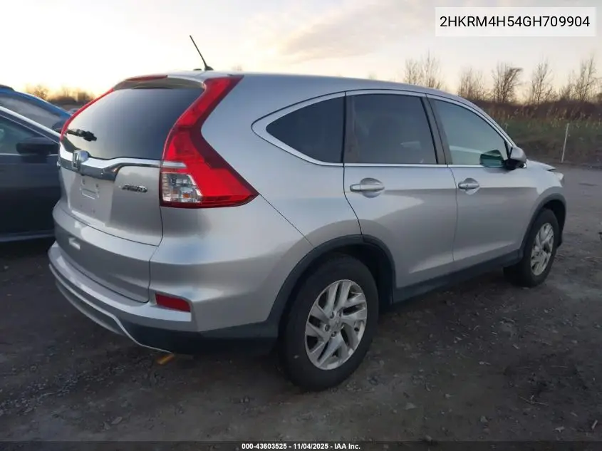 2HKRM4H54GH709904 2016 Honda Cr-V Ex