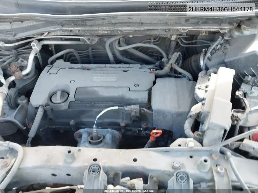 2HKRM4H36GH644178 2016 Honda Cr-V Lx