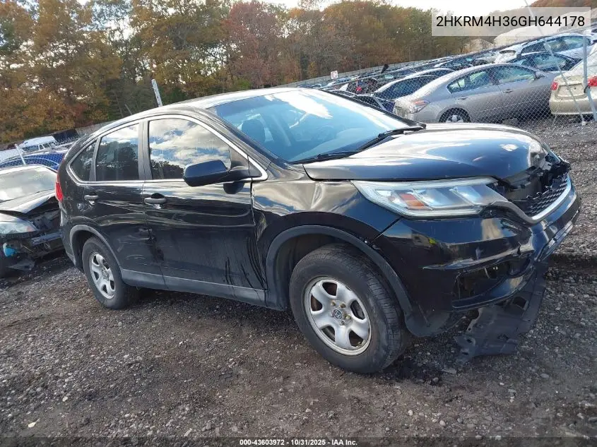 2HKRM4H36GH644178 2016 Honda Cr-V Lx