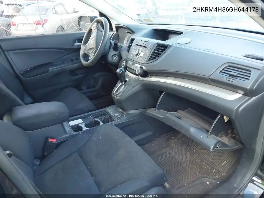 2HKRM4H36GH644178 2016 Honda Cr-V Lx