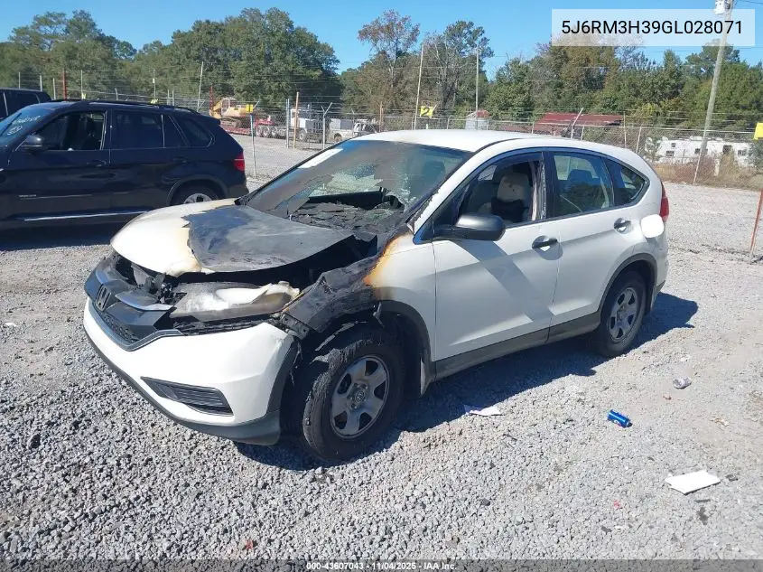 5J6RM3H39GL028071 2016 Honda Cr-V Lx