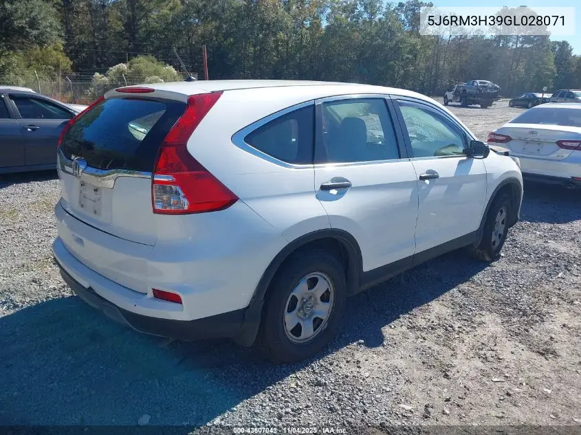 5J6RM3H39GL028071 2016 Honda Cr-V Lx