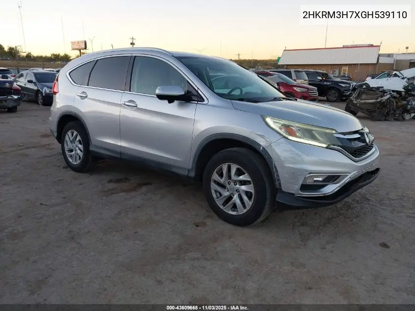 2HKRM3H7XGH539110 2016 Honda Cr-V Ex-L