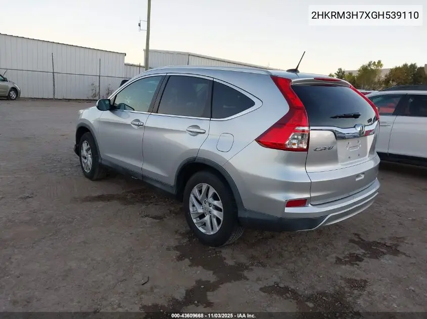 2HKRM3H7XGH539110 2016 Honda Cr-V Ex-L