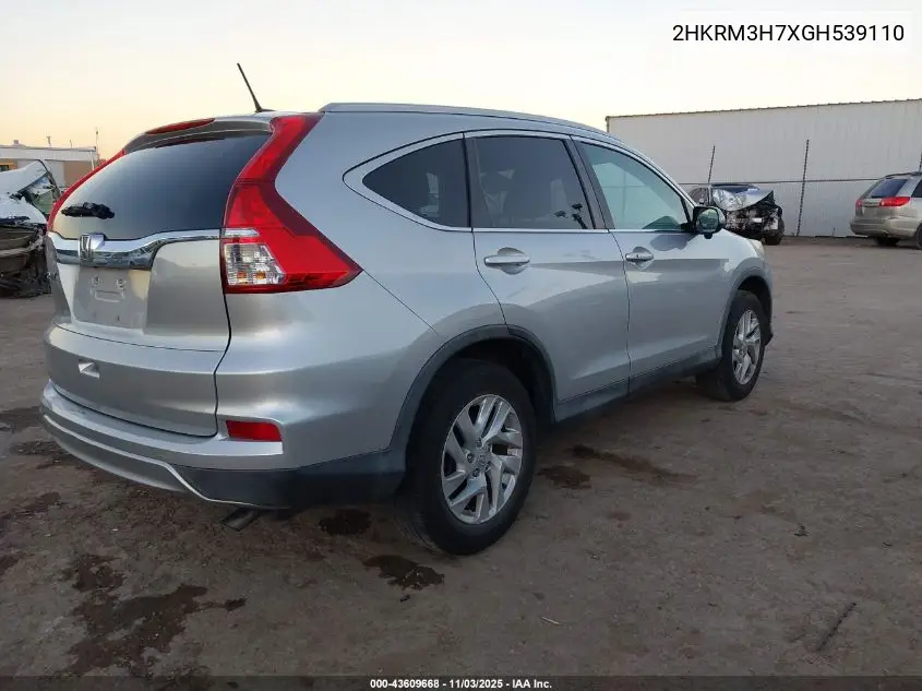 2HKRM3H7XGH539110 2016 Honda Cr-V Ex-L