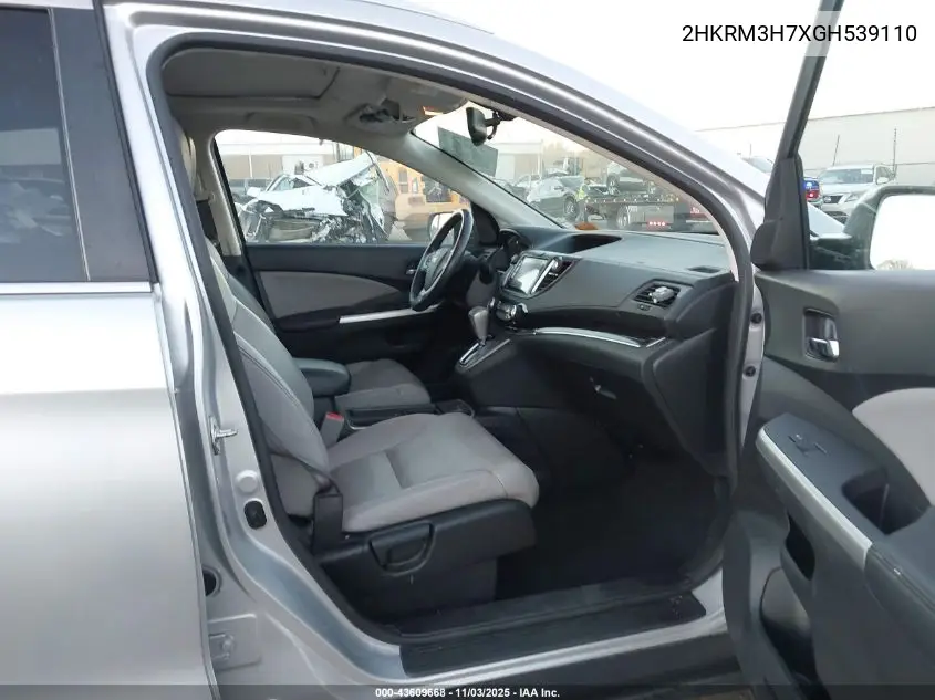 2HKRM3H7XGH539110 2016 Honda Cr-V Ex-L