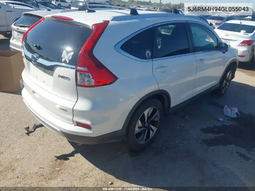 5J6RM4H94GL055043 2016 Honda Cr-V Touring
