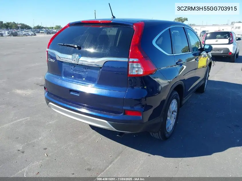 3CZRM3H55GG703915 2016 Honda Cr-V Ex