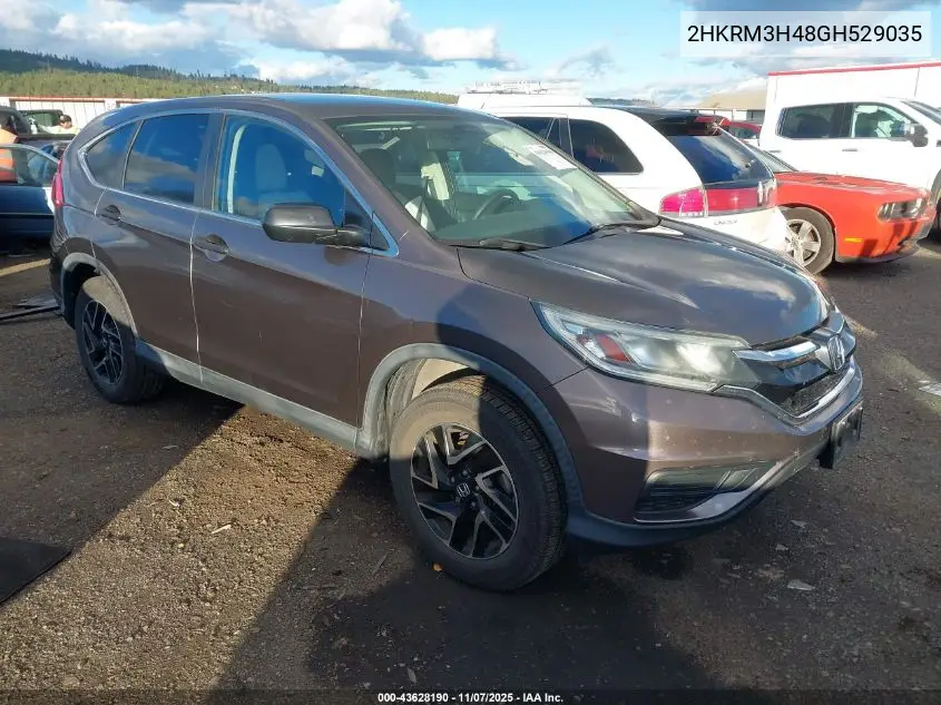 2HKRM3H48GH529035 2016 Honda Cr-V Se