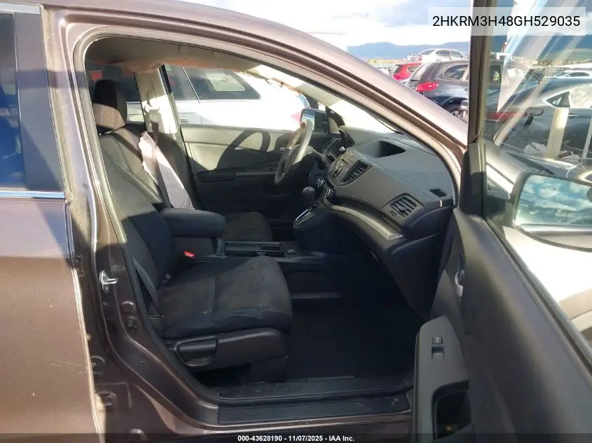 2HKRM3H48GH529035 2016 Honda Cr-V Se
