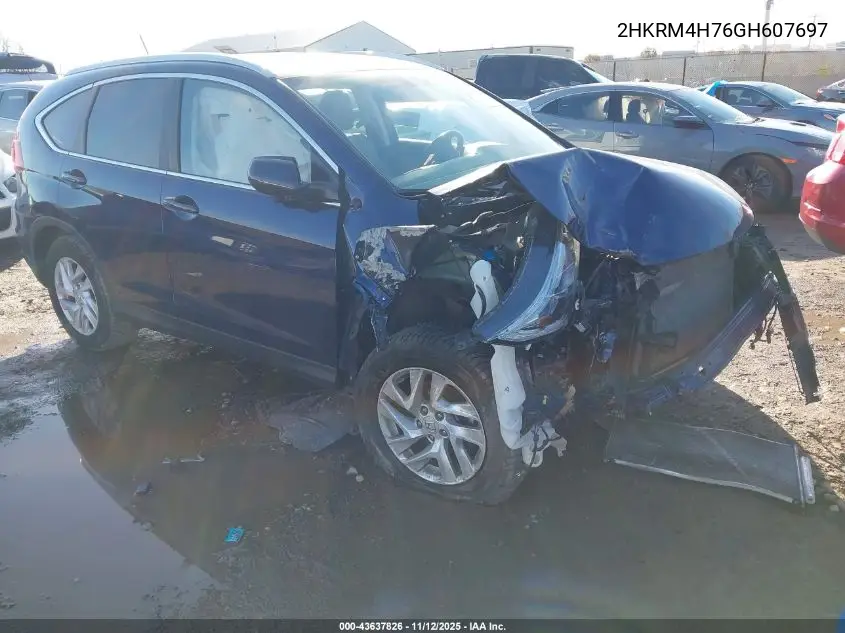 2HKRM4H76GH607697 2016 Honda Cr-V Ex-L