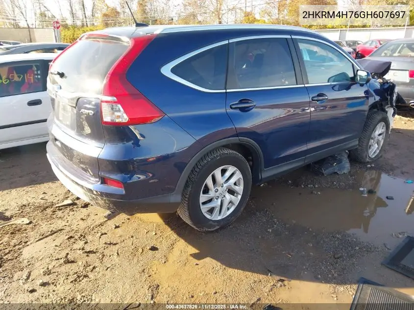 2HKRM4H76GH607697 2016 Honda Cr-V Ex-L