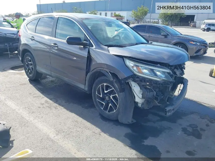 2HKRM3H41GH563804 2016 Honda Cr-V Se